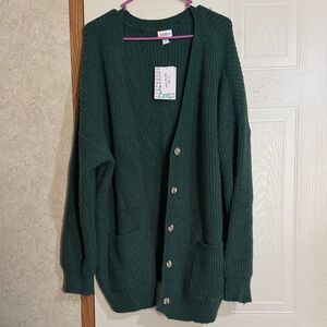 LuLaRoe Forest Green Cardigan Sweater